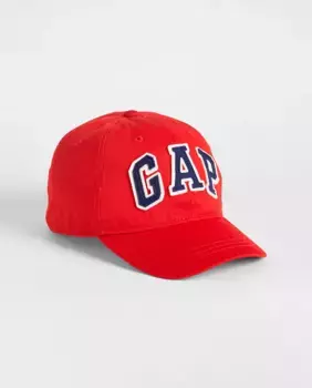 Шапочка для мальчика с вышивкой Gap, красный