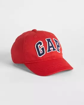 Шапочка для мальчика с вышивкой Gap, красный