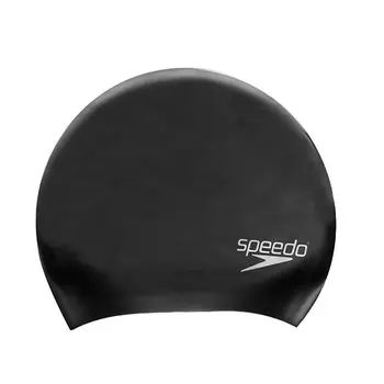 Шапочка для плавания, для длинных волос Speedo, черный