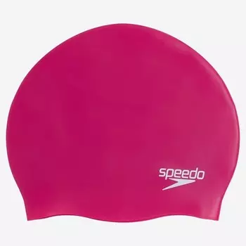Шапочка для плавания из простого формованного силикона Speedo, розовый