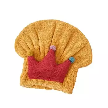 Шапочка для сушки волос, очень мягкая, не проливающая, коралловый флис, милая шапочка для душа с котенком, полотенце для сухих волос, гаджет для ванной комнаты, повседневное использование, розовый Stuttg, желтый