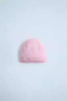 Шапочка из 100% кашемира ZARA, розовый