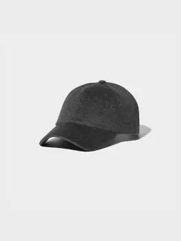 Шапочка из смеси шерсти Uniqlo, серый