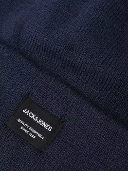 Шапочка Jacdna Beanie Jack & Jones, темно-синий