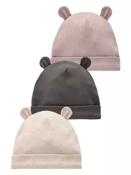 Шапочка Next, цвет Cream/Rose/Black