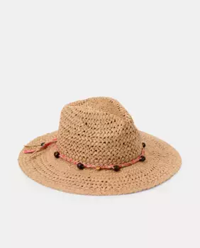 Шапочка плетеная деталь Tintoretto, коралловый