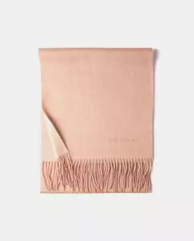 Шарф 100% кашемир 100% двухсторонний розовый Bel Cashmere
