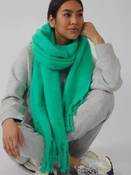 Шарф 100полиэстер переработанный 45х220 Codello, зеленый