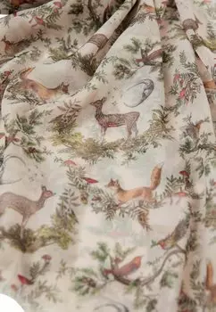 Шарф A NIGHT S TALE WOODLAND CRYSTAL LIGHT WEIGHT FABLE ENGLAND, серый