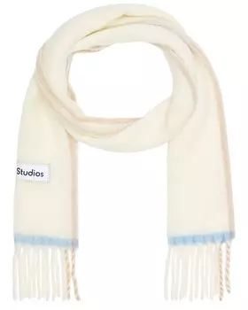 Шарф Acne Studios, белый