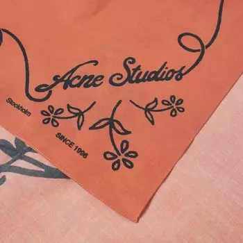 Шарф Acne Studios, черный