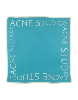 Шарф Acne Studios, лазурный