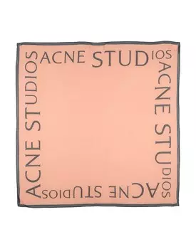 Шарф Acne Studios, розовый