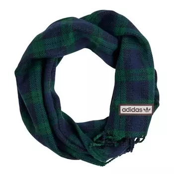 Шарф ADIDAS ORIGINALS Scarf Tartan, морской синий