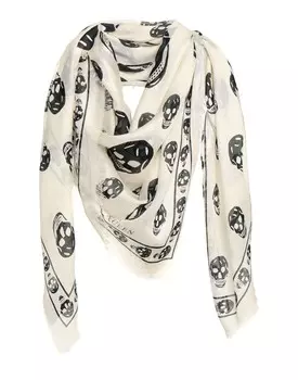 Шарф Alexander Mcqueen, бежевый