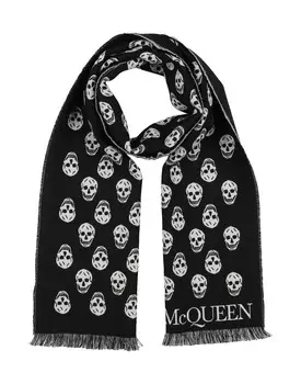 Шарф Alexander Mcqueen, черный