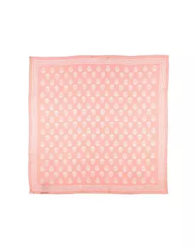 Шарф Alexander Mcqueen, лососево-розовый