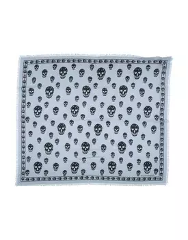 Шарф Alexander Mcqueen, серый