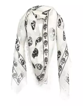 Шарф Alexander Mcqueen, слоновая кость