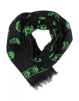 Шарф Alexander Mcqueen, зеленый