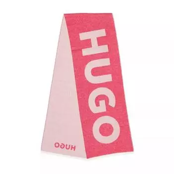 Шарф alexie scarf medium Hugo, розовый