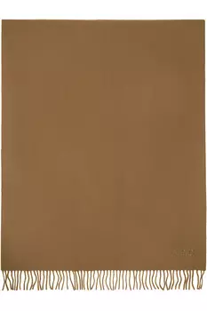 Шарф Alix с вышивкой A.P.C., коричневый