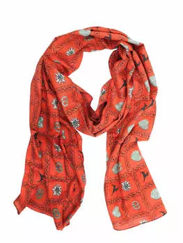 Шарф Allgu Rebell, красный