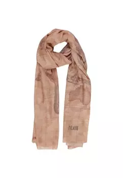 Шарф Alviero Martini Prima Classe с принтом, бежевый