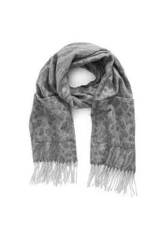 Шарф Animal Pattern Midweight Next, серый