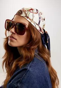 Шарф Anna Field, темно-синий/розовый