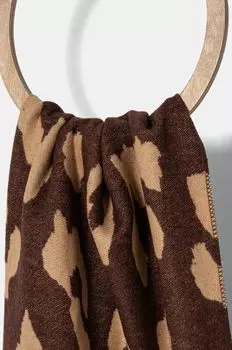 Шарф Answear Lab, коричневый