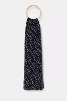 Шарф Armani Exchange, темно-синий