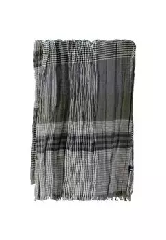 Шарф, бахрома, мужской LERROS, цвет Basalt Grey