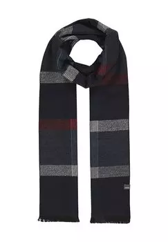 Шарф, бахрома, мужской LERROS, цвет Classic Navy