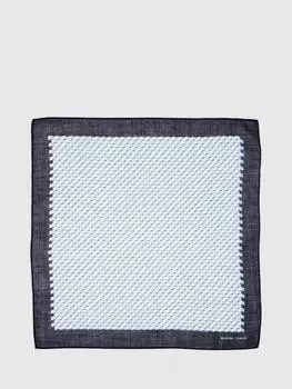 Шарф-бандана из смеси шерсти и шелка lano SELECTED HOMME, цвет Winter Sky