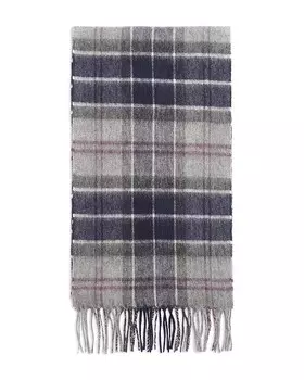 Шарф Barbour из шерсти и кашемира в клетку в клетку тартан, мультиколор
