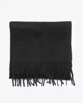 Шарф Barbour однотонный, черный