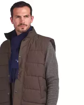 Шарф Barbour однотонный, синий