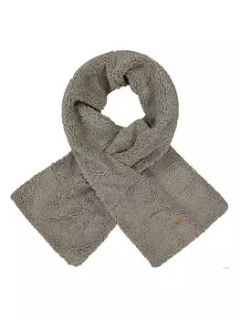 Шарф Barts, цвет khaki - (l)120 x (b)22 cm