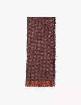 Шарф Bernat 50х180+фр 4л Rinascente, коричневый