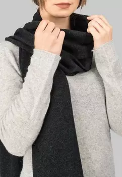 Шарф BLEND Dalle Piane Cashmere, антрацит