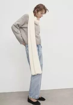 Шарф BLEND Massimo Dutti, бежевый