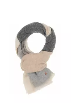 Шарф BLOCK CHECK FRAAS, бежевый