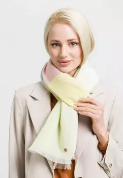 Шарф BLOCK CHECK FRAAS, зеленый