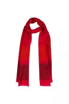 Шарф 'Blur' из кашемира и шерсти мериноса Pure Luxuries London, красный
