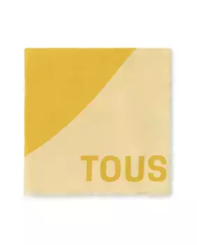 Шарф Blurry Heart с сердцем Tous, цвет Mostaza