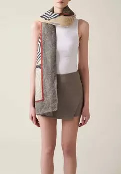 Шарф Borbonese, бежевый