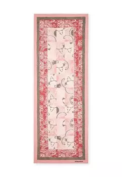 Шарф Borbonese, розовое лото