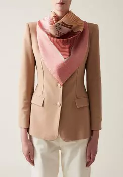 Шарф Borbonese, светло-розовый