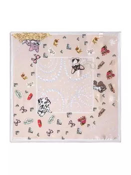 Шарф Braccialini Scarf Foulard, розовый